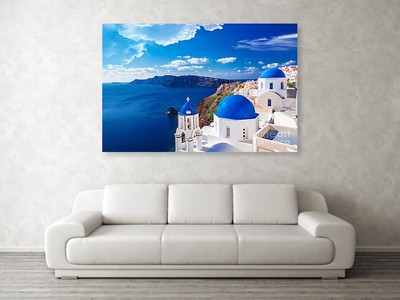 Panorama of Santorini - Greece